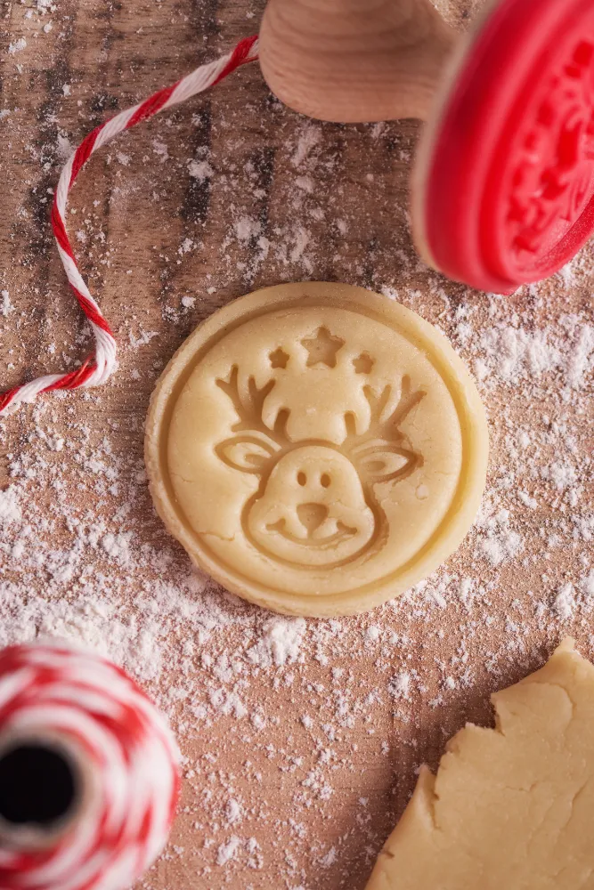 Festive Reindeer Cookie Stamp