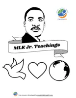 MLK Day Coloring Page